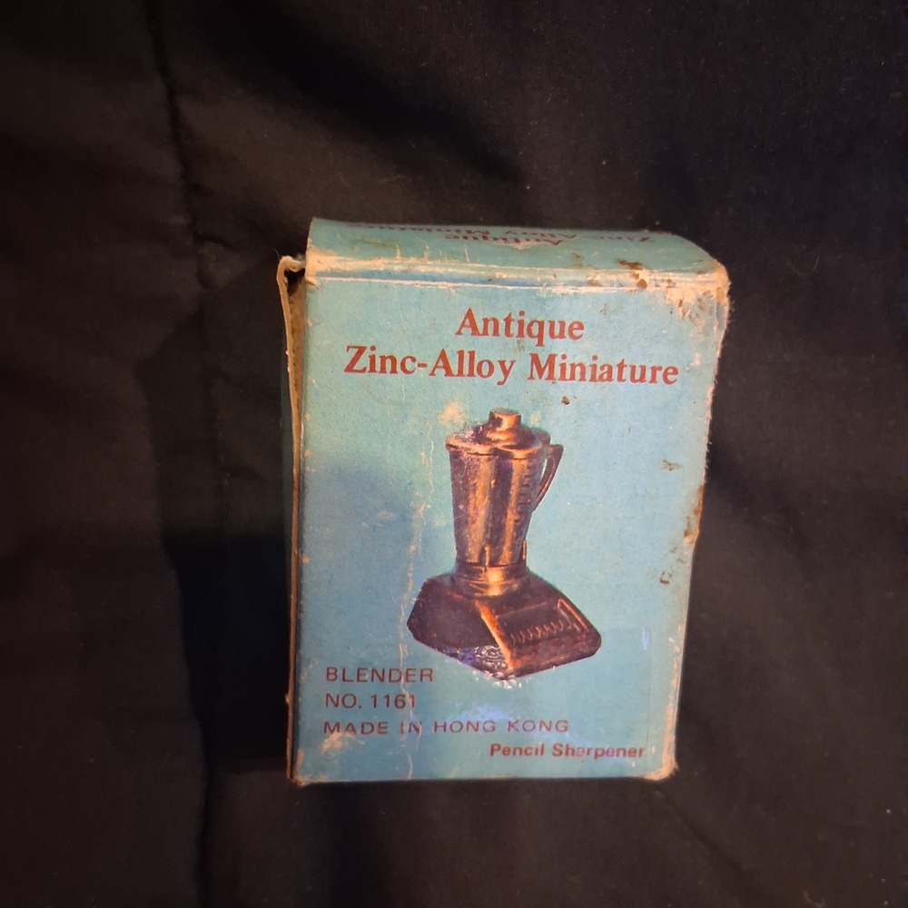 Antique Zinc-Alloy Miniature Pencil Sharpener